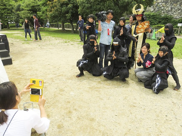 Tokugawa Ieyasu's Hattori Hanzo and The Ninjas team - New 2018 Member Introduction at Nagoya Castle - Lady Ninja "Kocho" first public appearance!