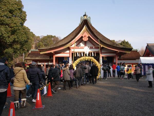 和魂社例祭（钻茅环）