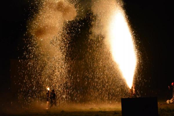 Suwa Nangu Shrine Festival Fireworks