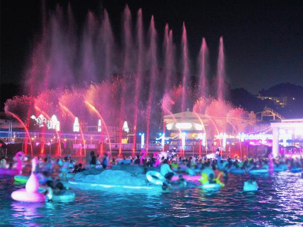 Night Pool at Laguna Ten Bosch's Lagunasia