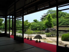 西尾城と旧近衛邸（西尾市歴史公園）