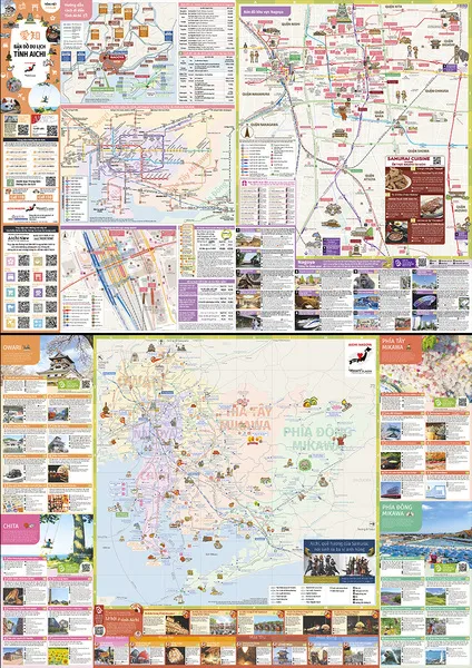 Aichi Tourist Map 2025 Vietnamese