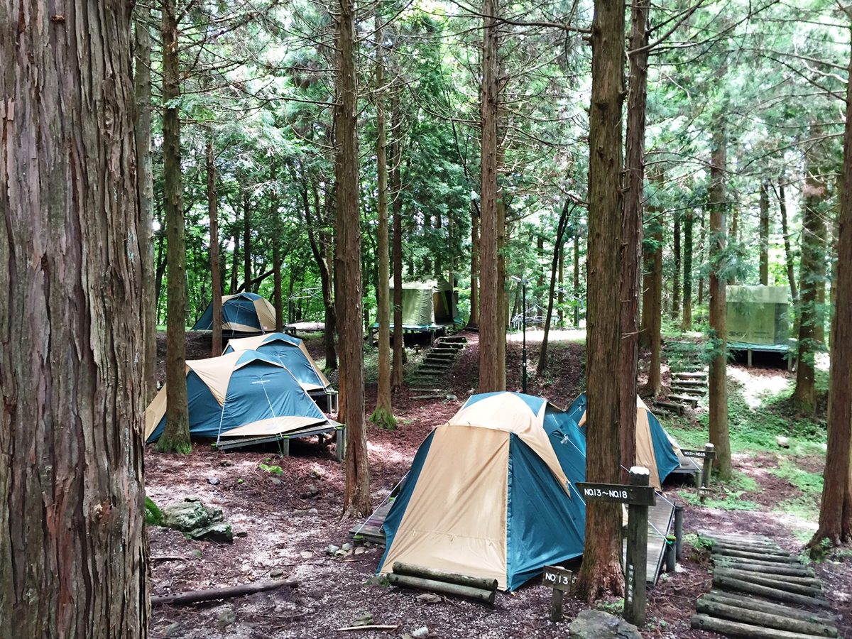 休暇村 茶臼山高原 チャウシカノ森キャンプ場