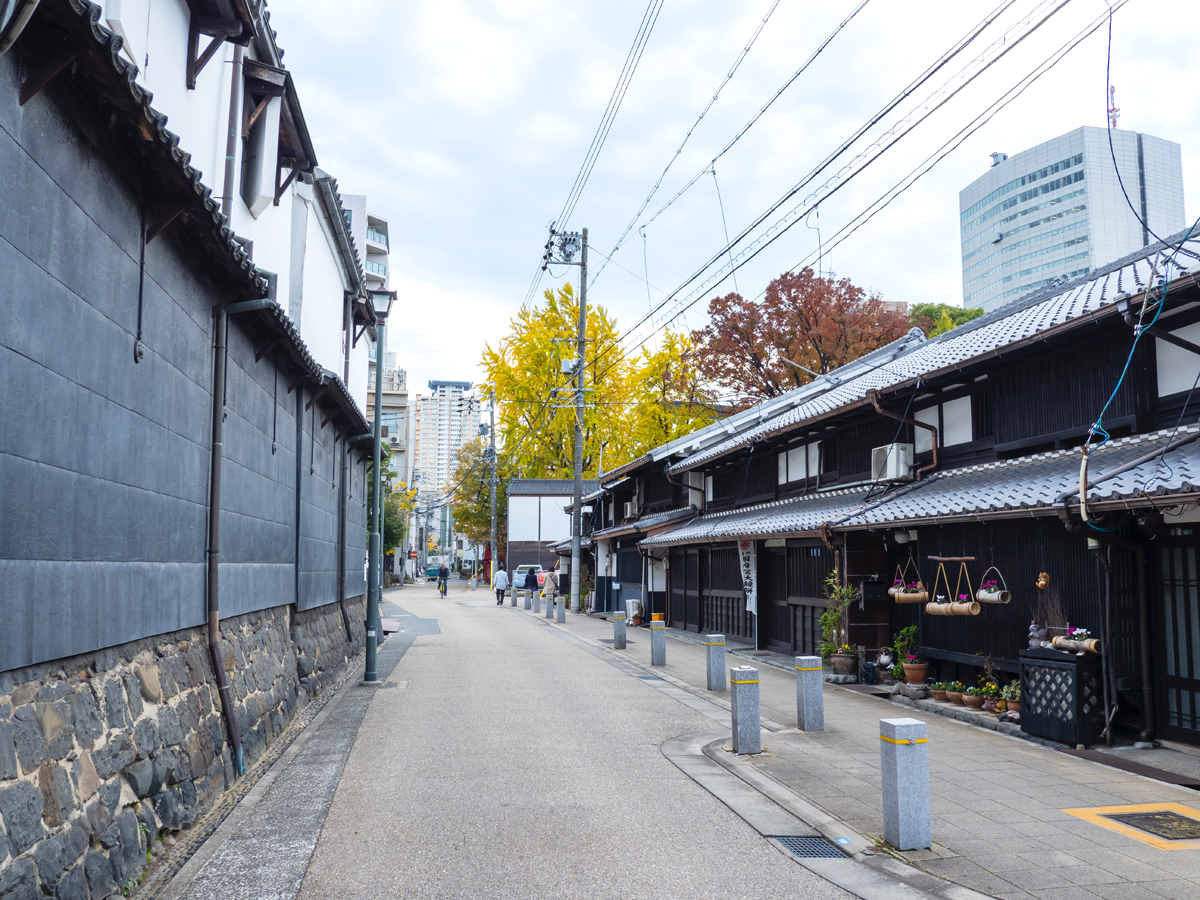 四間道の町並み