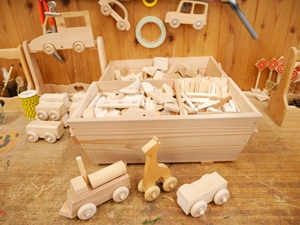 つくで手作り村の木工体験