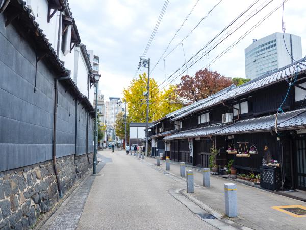 四間道の町並み