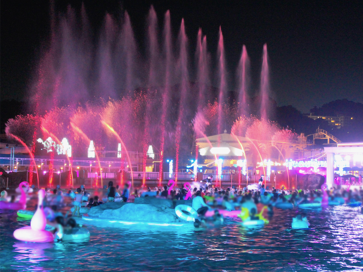 Night Pool at Laguna Ten Bosch's Lagunasia