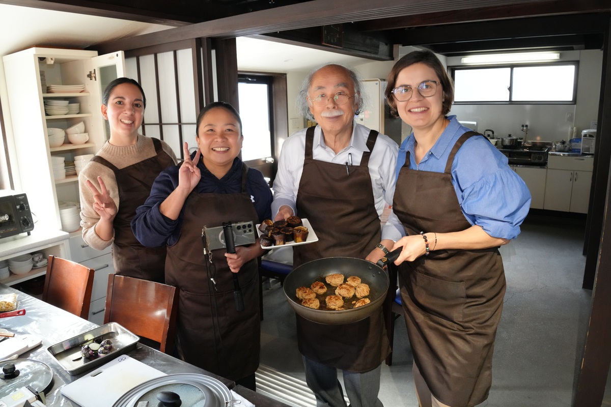 Walking Miso Brewery Tour in Japan